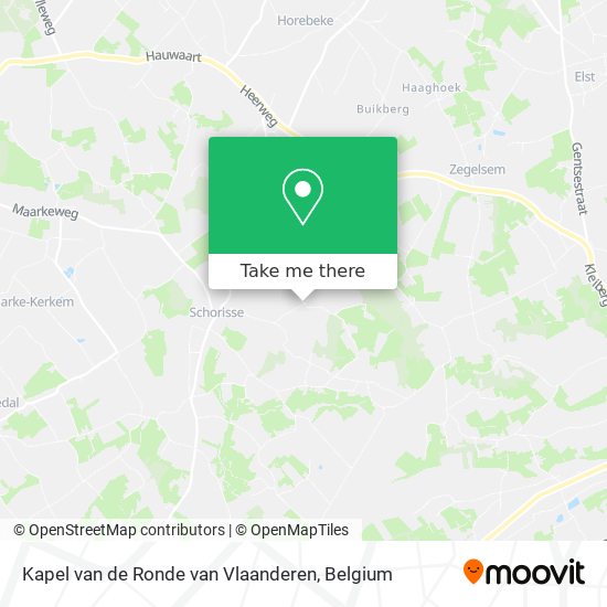 Kapel van de Ronde van Vlaanderen map