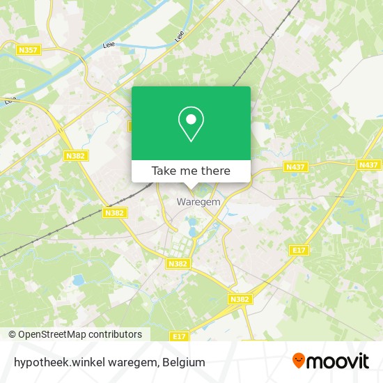 hypotheek.winkel waregem map