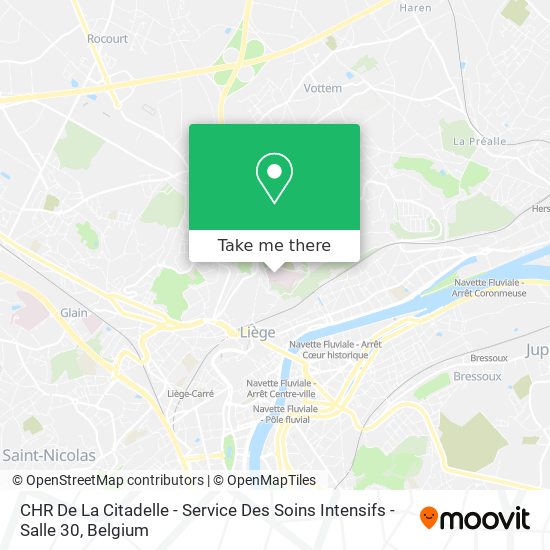 CHR De La Citadelle - Service Des Soins Intensifs - Salle 30 plan