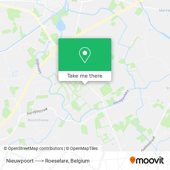 Nieuwpoort ----> Roeselare map