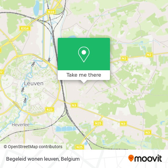 Begeleid wonen leuven map