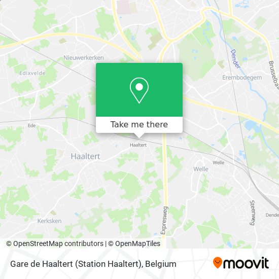 Gare de Haaltert (Station Haaltert) map