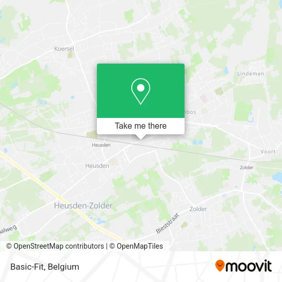 Basic-Fit map