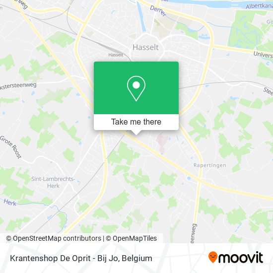 Krantenshop De Oprit - Bij Jo plan