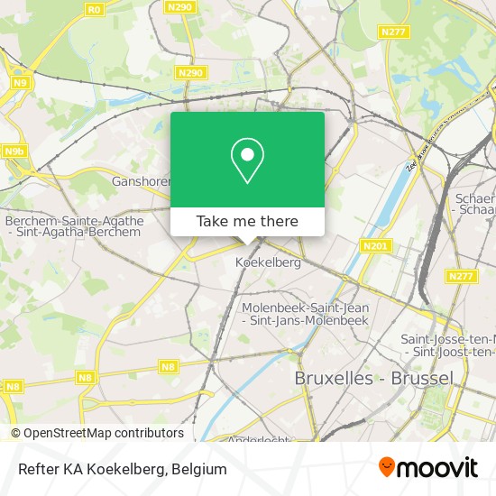 Refter KA Koekelberg map