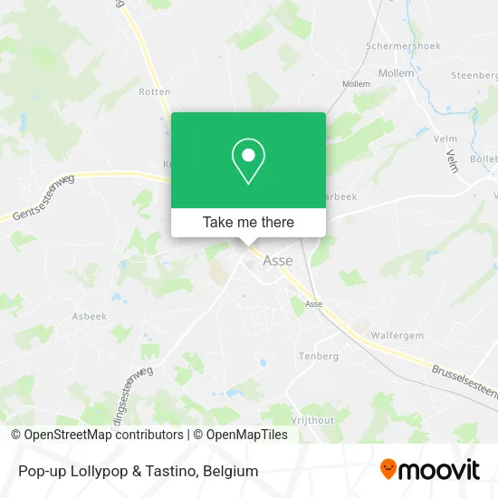 Pop-up Lollypop & Tastino map