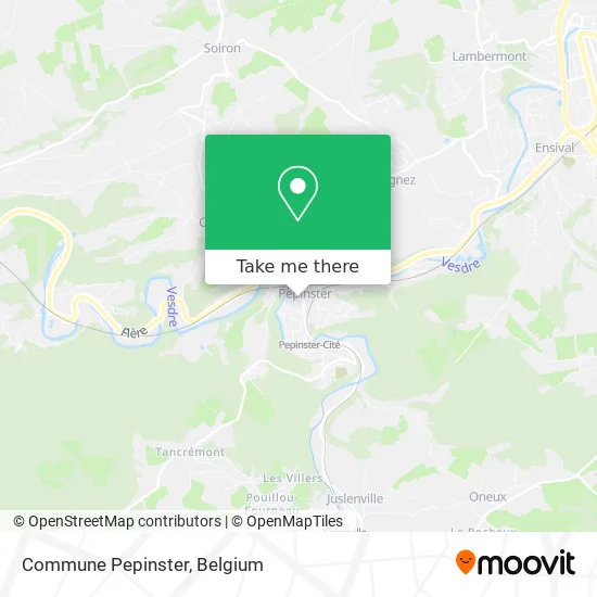 Pepinster Municipality map