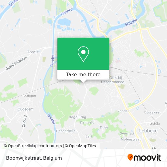 Boonwijkstraat map