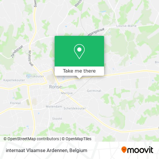 internaat Vlaamse Ardennen map