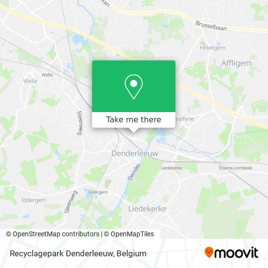 Recyclagepark Denderleeuw plan