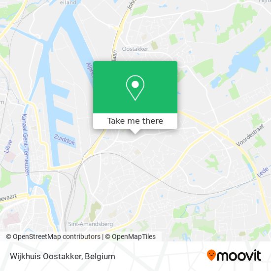 Wijkhuis Oostakker map