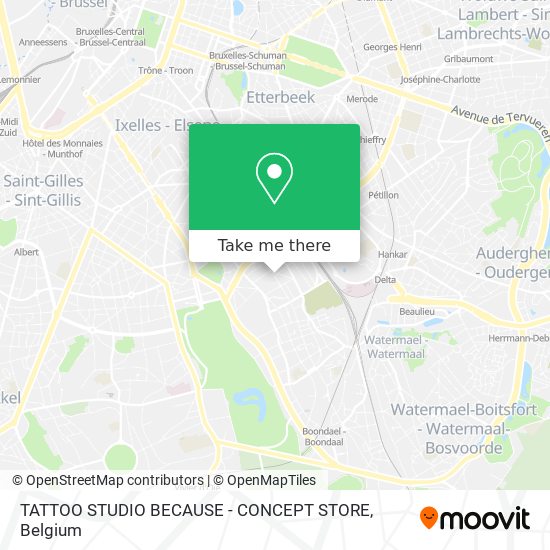 TATTOO STUDIO BECAUSE - CONCEPT STORE map