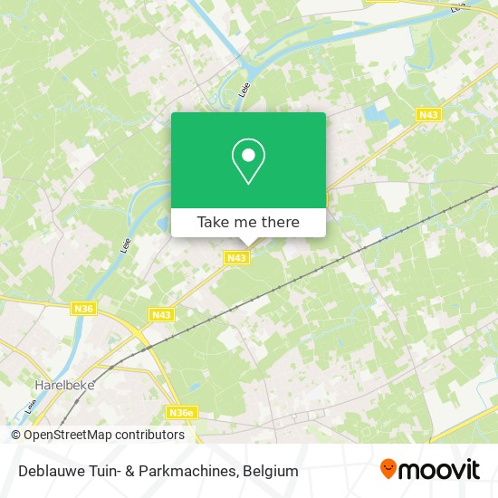 Deblauwe Tuin- & Parkmachines map