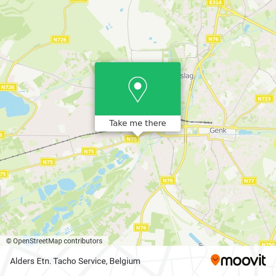 Alders Etn. Tacho Service map