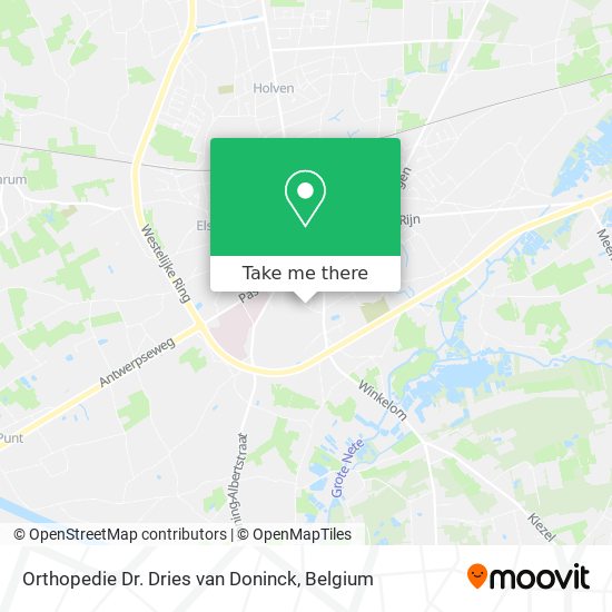 Orthopedie Dr. Dries van Doninck map