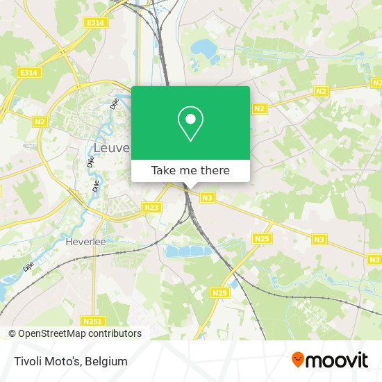 Tivoli Moto's map