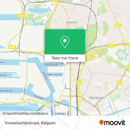 Vossenschijnstraat map