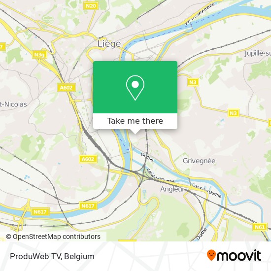 ProduWeb TV map