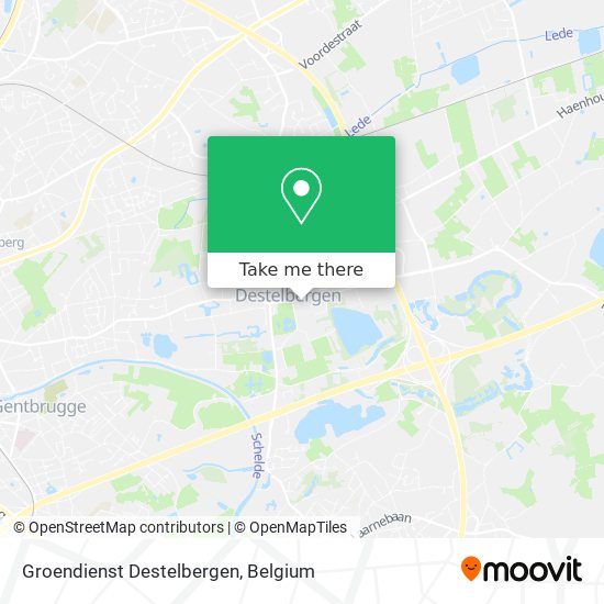 Groendienst Destelbergen map