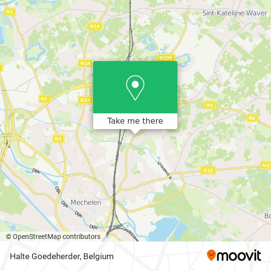 Halte Goedeherder map
