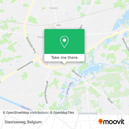 Diestseweg map