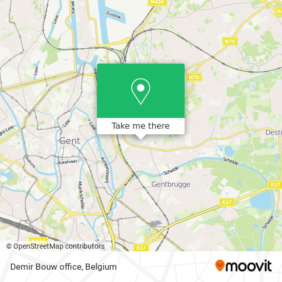 Demir Bouw office map