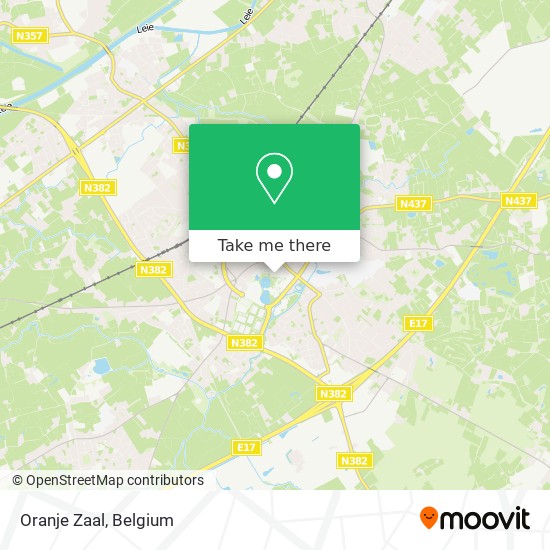 Oranje Zaal map