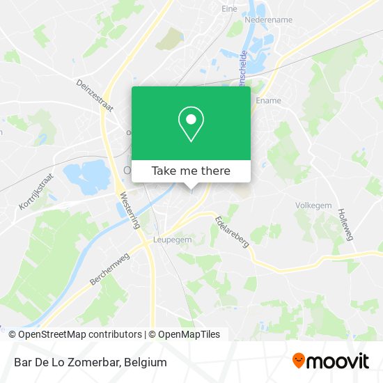 Bar De Lo Zomerbar map