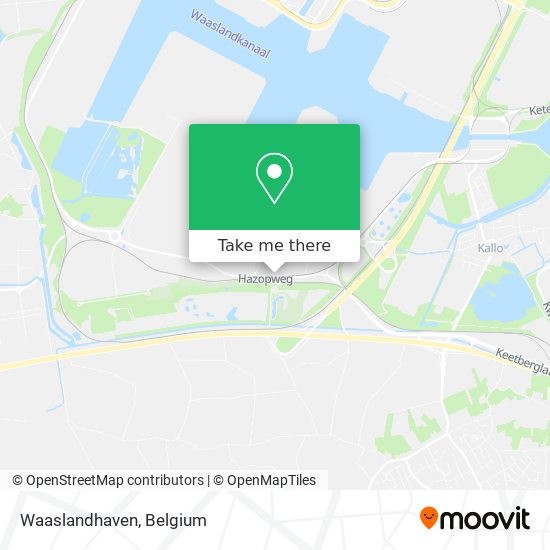 Waaslandhaven map