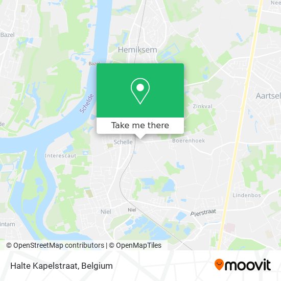 Halte Kapelstraat map