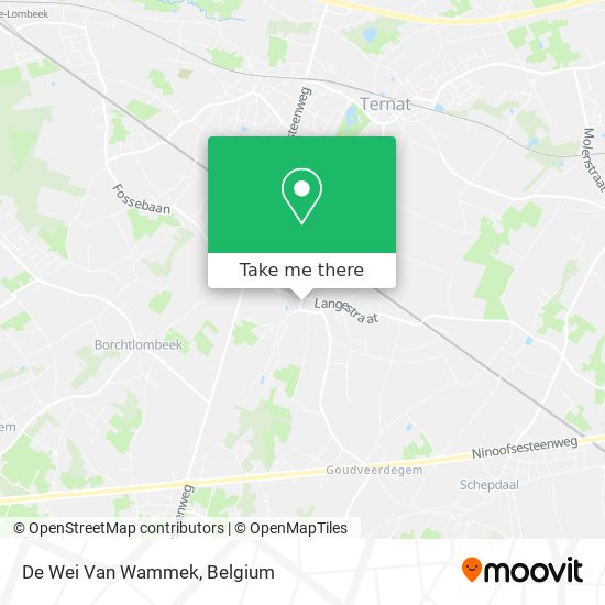 De Wei Van Wammek map