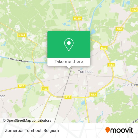 Zomerbar Turnhout plan