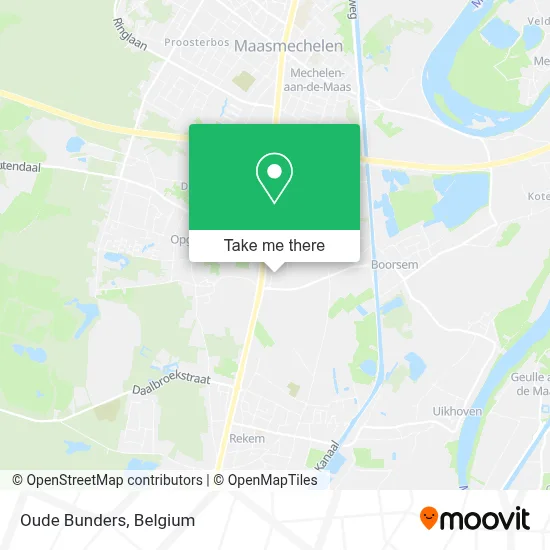 Oude Bunders map