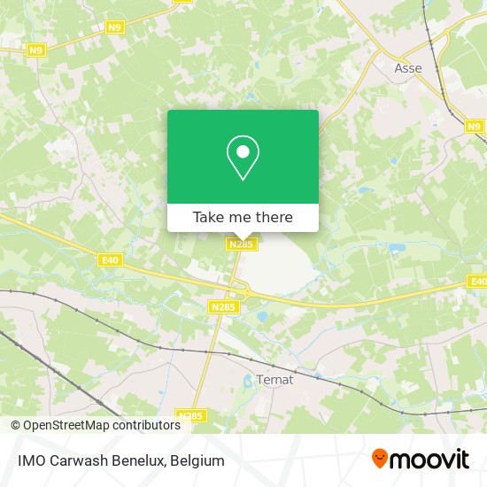 IMO Carwash Benelux map