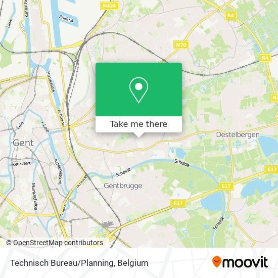 Technisch Bureau/Planning map