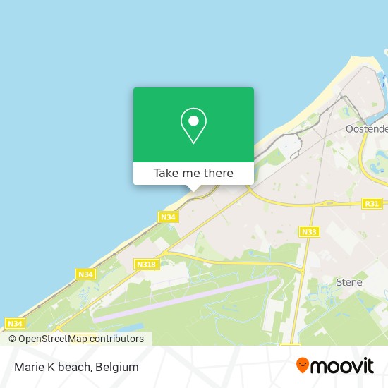 Marie K beach map