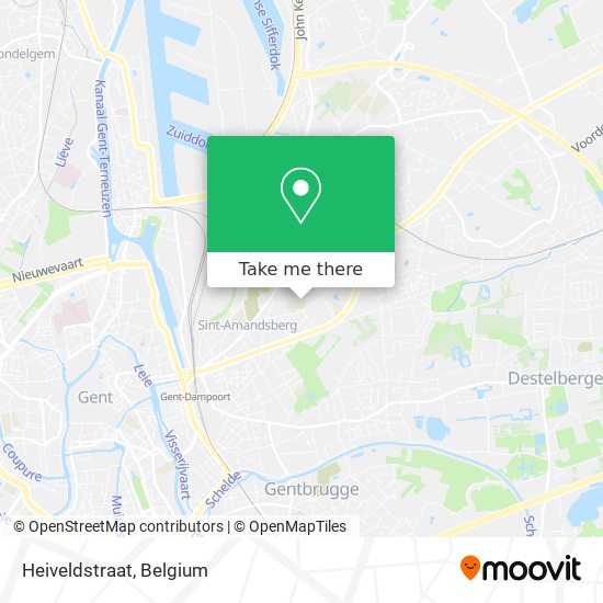 Heiveldstraat map