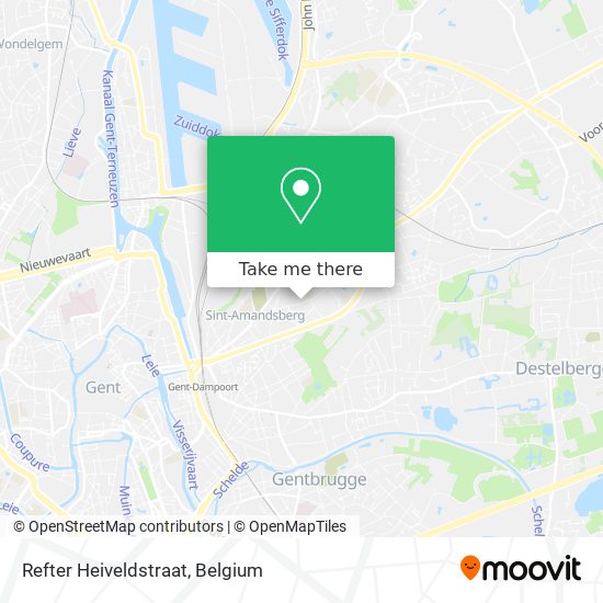 Refter Heiveldstraat map