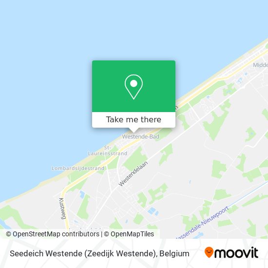 Seedeich Westende (Zeedijk Westende) map
