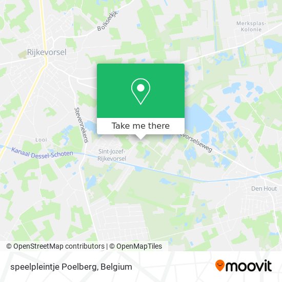 speelpleintje Poelberg map