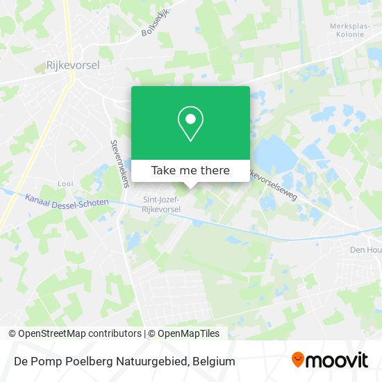 De Pomp Poelberg Natuurgebied map