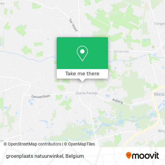 groenplaats natuurwinkel map
