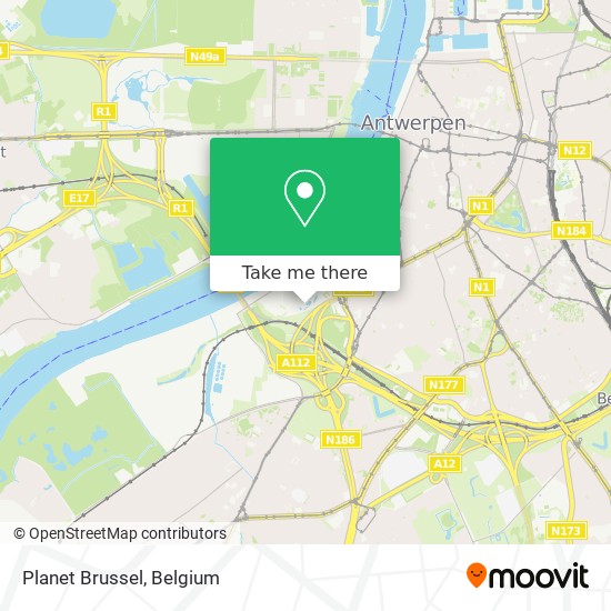 Planet Brussel map