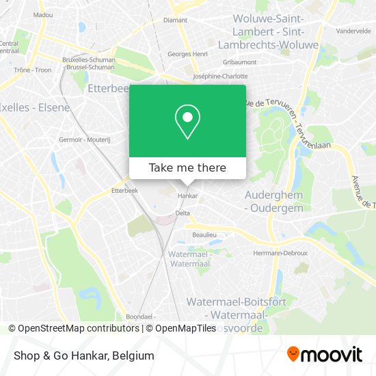 Shop & Go Hankar map