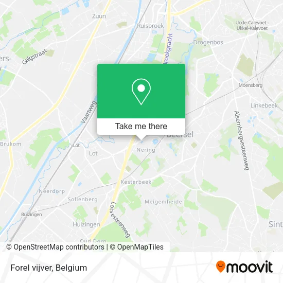 Forel vijver map