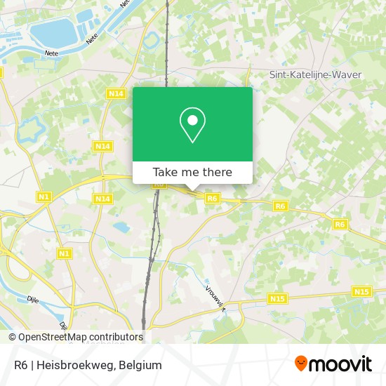 R6 | Heisbroekweg map