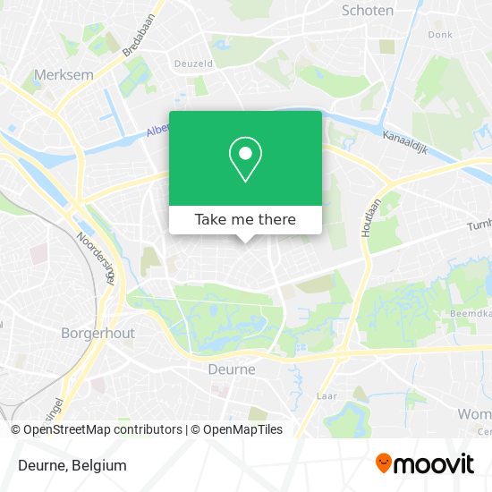 Deurne map