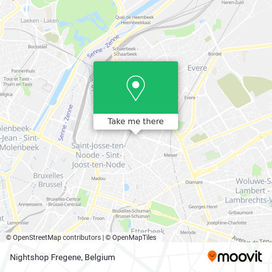 Nightshop Fregene map
