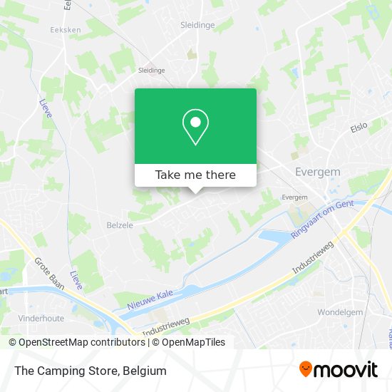 The Camping Store map