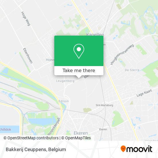 Bakkerij Ceuppens map